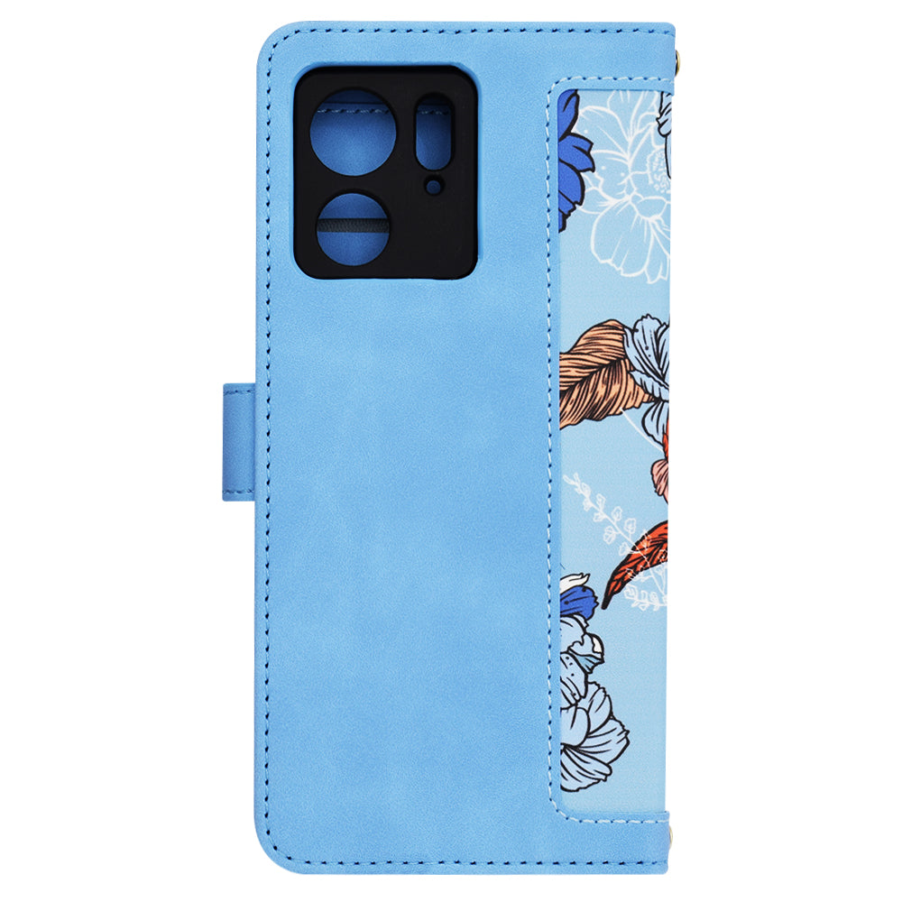 Hülle für Motorola Edge (2023) / Edge 40, Techsuit, FlipCraft, Blau