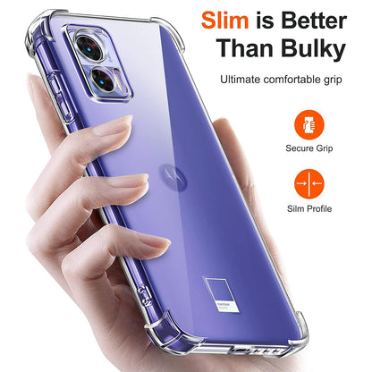 Coque pour Motorola Edge 30 Neo, Techsuit, Anti-choc Claire, Transparente