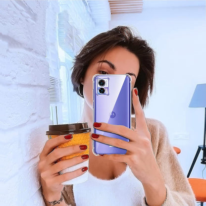Coque pour Motorola Edge 30 Neo, Techsuit, Anti-choc Claire, Transparente