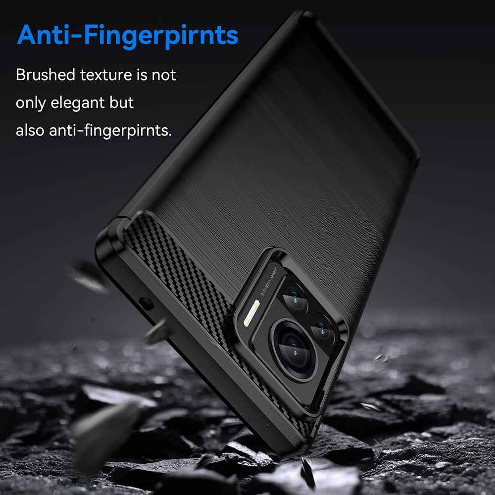 Case for Motorola Edge 30 Ultra, Techsuit, Carbon, Black