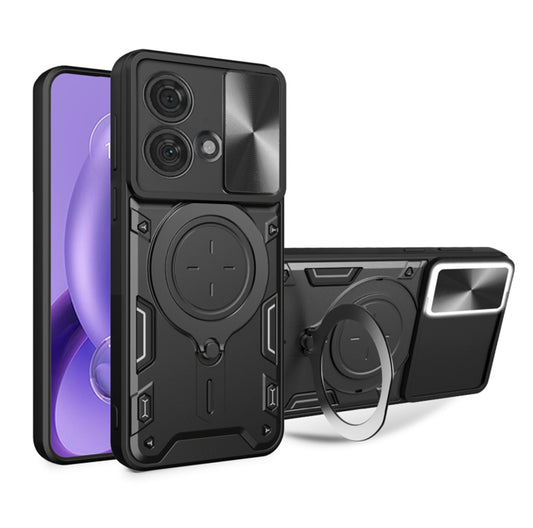 Hülle für Motorola Edge 40 Neo, Techsuit, CamGuard Pro, Schwarz