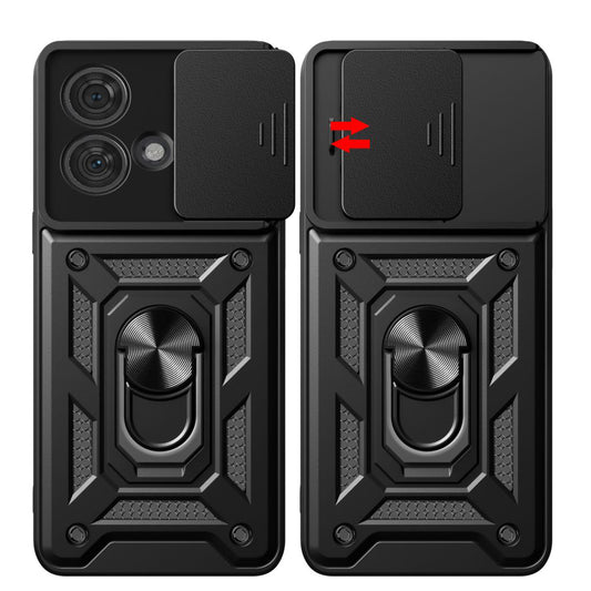 Hülle für Motorola Edge 40 Neo, Techsuit, CamShield, Schwarz