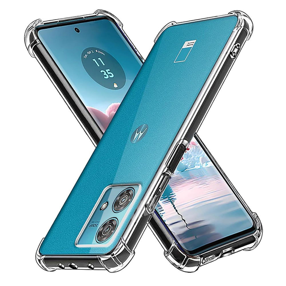 Coque pour Motorola Edge 40 Neo, Techsuit, Anti-choc Claire, Transparente