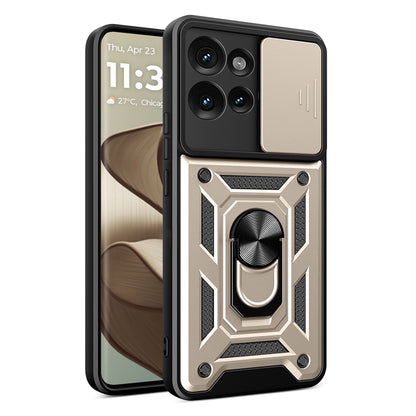 Coque pour Motorola Edge 50 Fusion, Techsuit, CamShield, Dorée