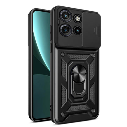 Hülle für Motorola Edge 50 Neo, Techsuit, CamShield, Schwarz