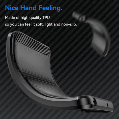 Coque pour Motorola Edge 50 Neo, Techsuit, Carbone, Noire