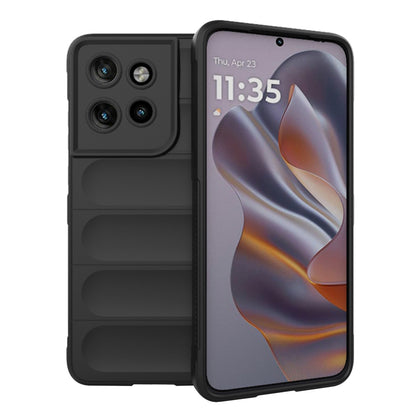 Hülle für Motorola Edge 60 Neo / Edge 50 Neo, Techsuit, Magic Shield, Schwarz