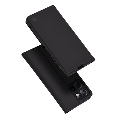 Hülle für Motorola Edge 50 Neo, Techsuit, Magskin Book, Schwarz