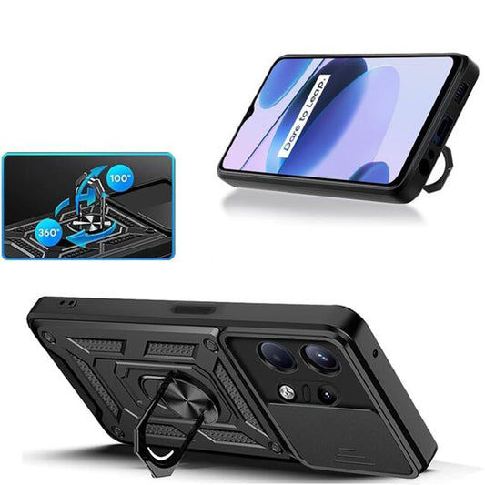 Hülle für Motorola Edge 50 Pro, Techsuit, CamShield, Blau