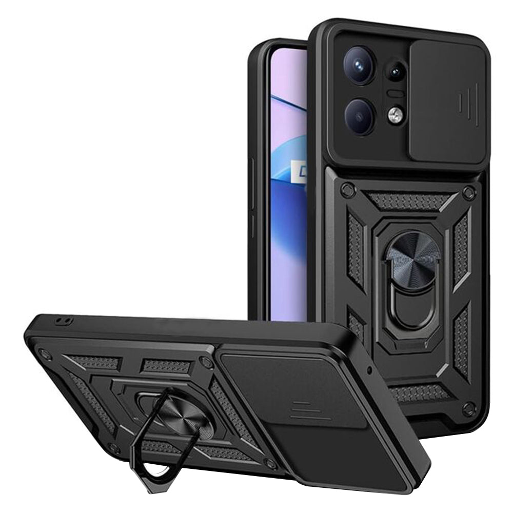 Coque pour Motorola Edge 50 Pro, Techsuit, CamShield, Noire