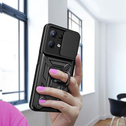 Coque pour Motorola Edge 50 Pro, Techsuit, CamShield, Noire