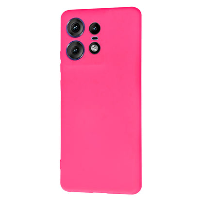 Case for Motorola Edge 50 Pro, Techsuit, SoftFlex, Dark Pink