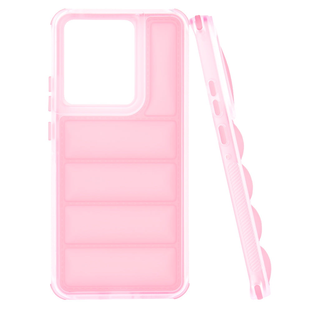 Coque pour Motorola Edge 50 Pro, Techsuit, Wave Shield, Rose