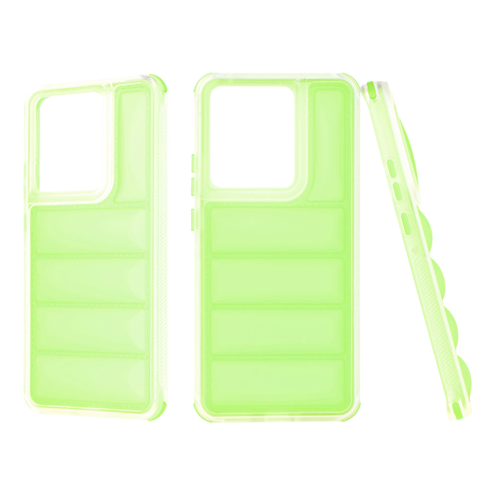 Coque pour Motorola Edge 50 Pro, Techsuit, Wave Shield, Vert