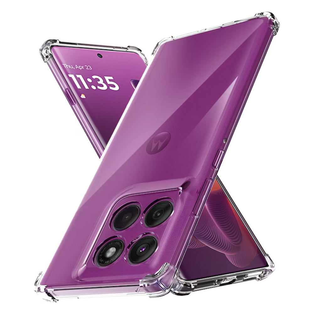 Coque pour Motorola Edge 60 Pro, Techsuit, Antichoc Claire, Transparente