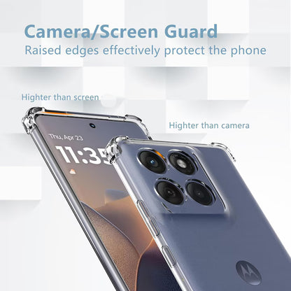 Coque pour Motorola Edge 60 Pro, Techsuit, Antichoc Claire, Transparente