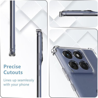 Coque pour Motorola Edge 60 Pro, Techsuit, Antichoc Claire, Transparente