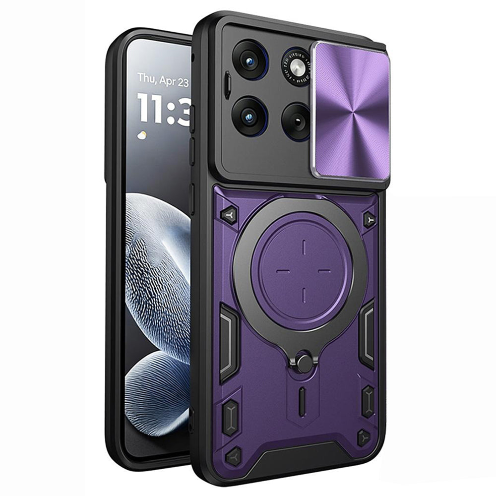 Coque pour Motorola Edge 70 Fusion, Techsuit, CamGuard Pro, Violet