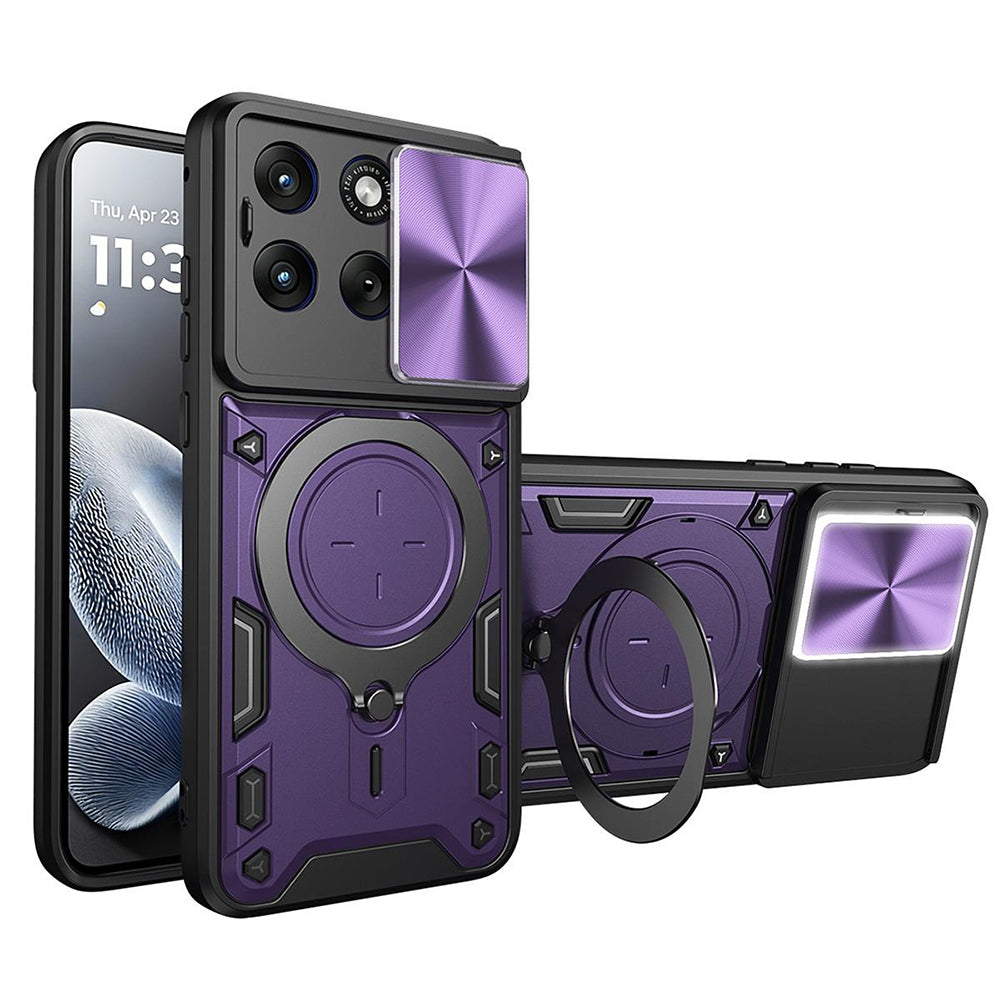 Coque pour Motorola Edge 70 Fusion, Techsuit, CamGuard Pro, Violet