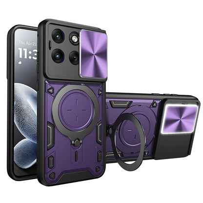 Coque pour Motorola Edge 70 Fusion, Techsuit, CamGuard Pro, Violet