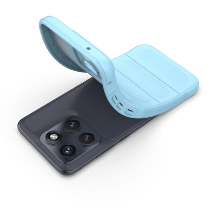 Hülle für Motorola Edge 70 Fusion, Techsuit, Magic Shield, Blau