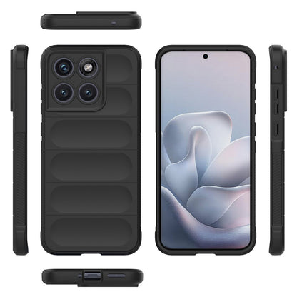 Hülle für Motorola Edge 70 Fusion, Techsuit, Magic Shield, Schwarz