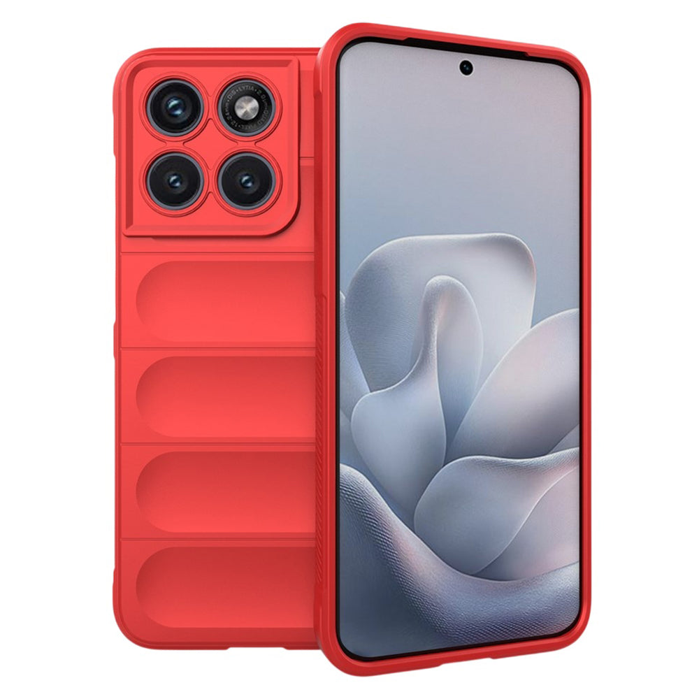 Coque pour Motorola Edge 70 Fusion, Techsuit, Magic Shield, Rouge