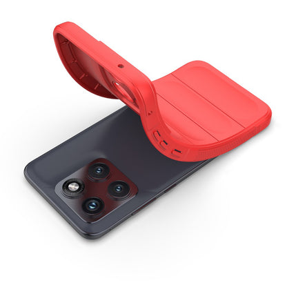 Coque pour Motorola Edge 70 Fusion, Techsuit, Magic Shield, Rouge