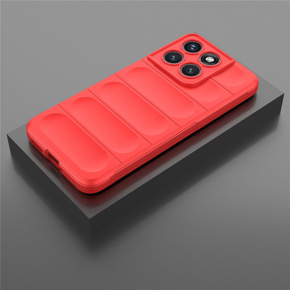 Coque pour Motorola Edge 70 Fusion, Techsuit, Magic Shield, Rouge