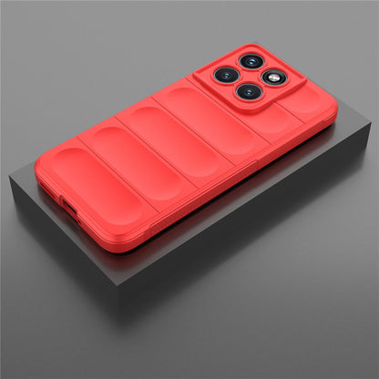 Coque pour Motorola Edge 70 Fusion, Techsuit, Magic Shield, Rouge