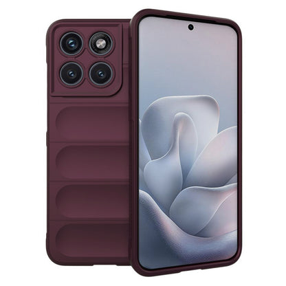 Coque pour Motorola Edge 70 Fusion, Techsuit, Magic Shield, Bordeaux