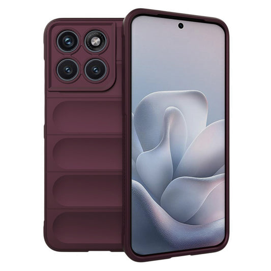 Coque pour Motorola Edge 70 Fusion, Techsuit, Magic Shield, Bordeaux