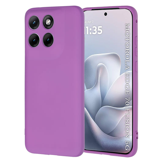 Coque pour Motorola Edge 70 Fusion, Techsuit, SoftFlex, Violet