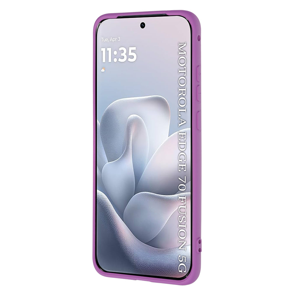 Coque pour Motorola Edge 70 Fusion, Techsuit, SoftFlex, Violet