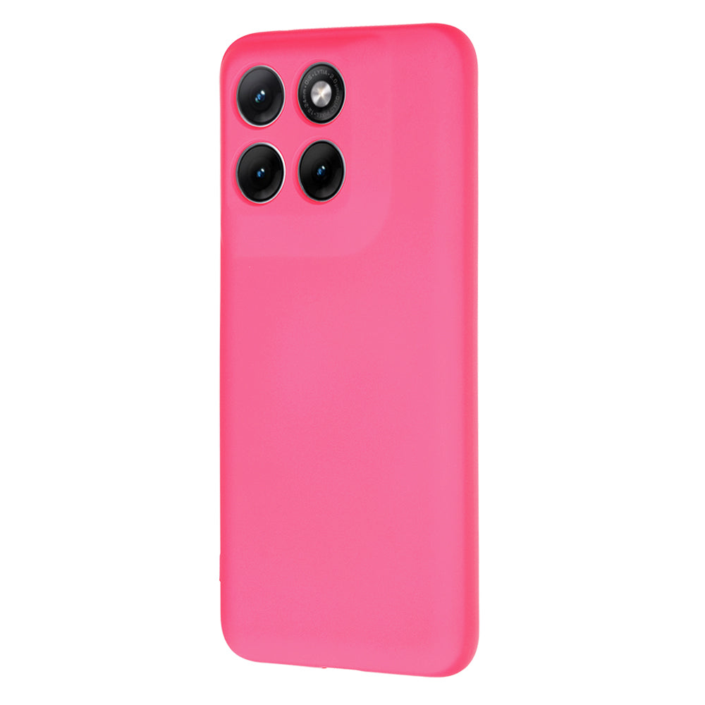 Coque pour Motorola Edge 70 Fusion, Techsuit, SoftFlex, Rose Foncé