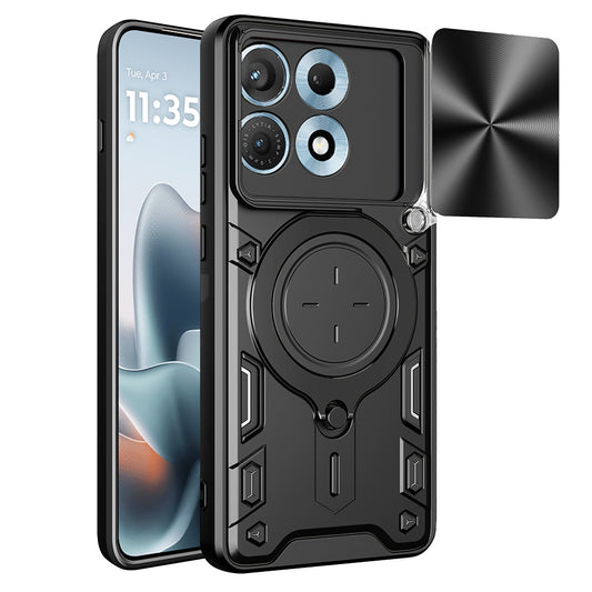 Coque pour Motorola Edge 70 Max, Techsuit, CamGuard Pro, Noire