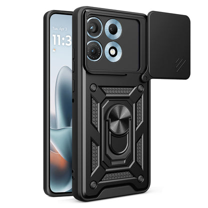 Coque pour Motorola Edge 70 Max, Techsuit, CamShield, Noire