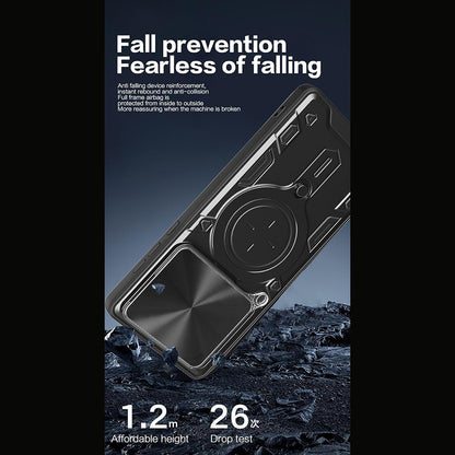 Hülle für Motorola Edge 70 Pro, Techsuit, CamGuard Pro, Schwarz