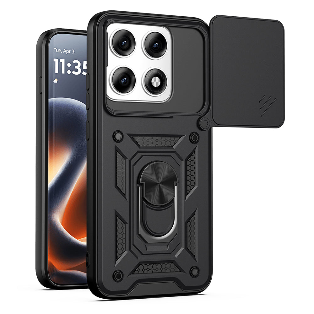 Coque pour Motorola Edge 70 Pro, Techsuit, CamShield, Noire