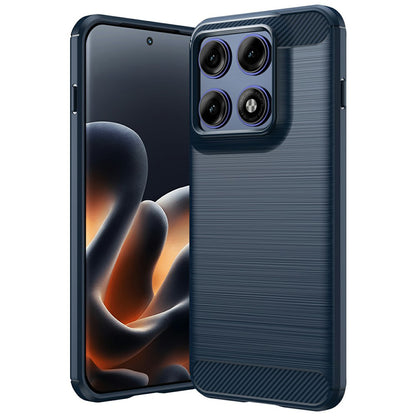 Case for Motorola Edge 70 Pro, Techsuit, Carbon, Blue