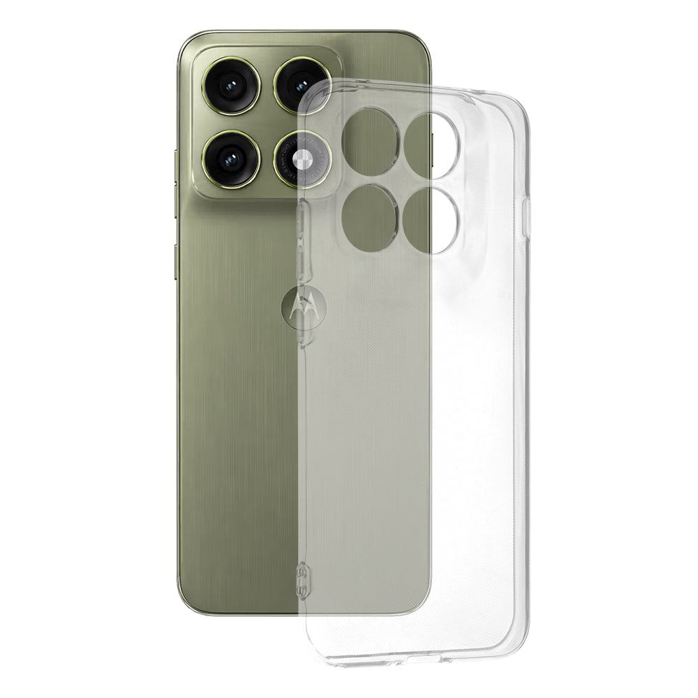 Case for Motorola Edge 70 Pro, Techsuit, Clear, Transparent