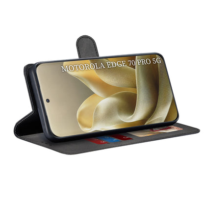 Coque pour Motorola Edge 70 Pro, Techsuit, Diary Book, Noire