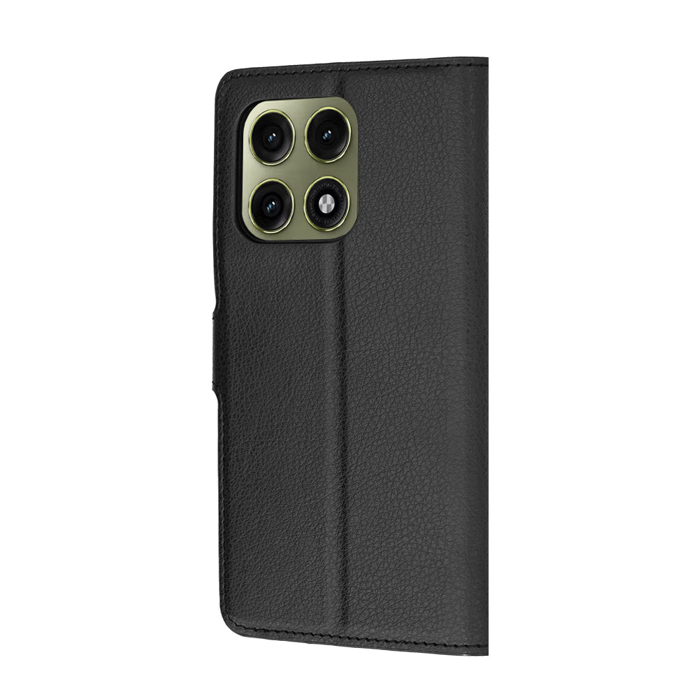 Étui pour Motorola Edge 70 Pro, Techsuit, Leather Folio, Noir