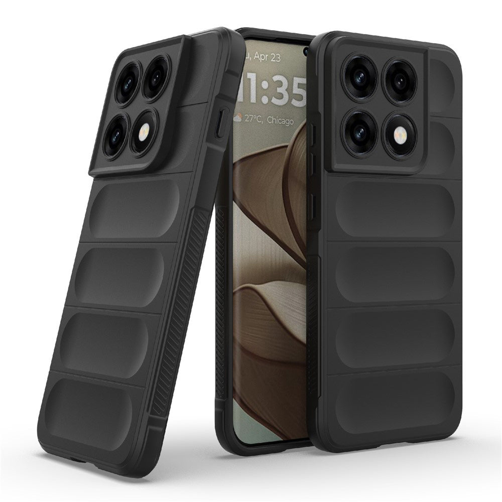 Coque pour Motorola Edge 70 Pro, Techsuit, Magic Shield, Noire