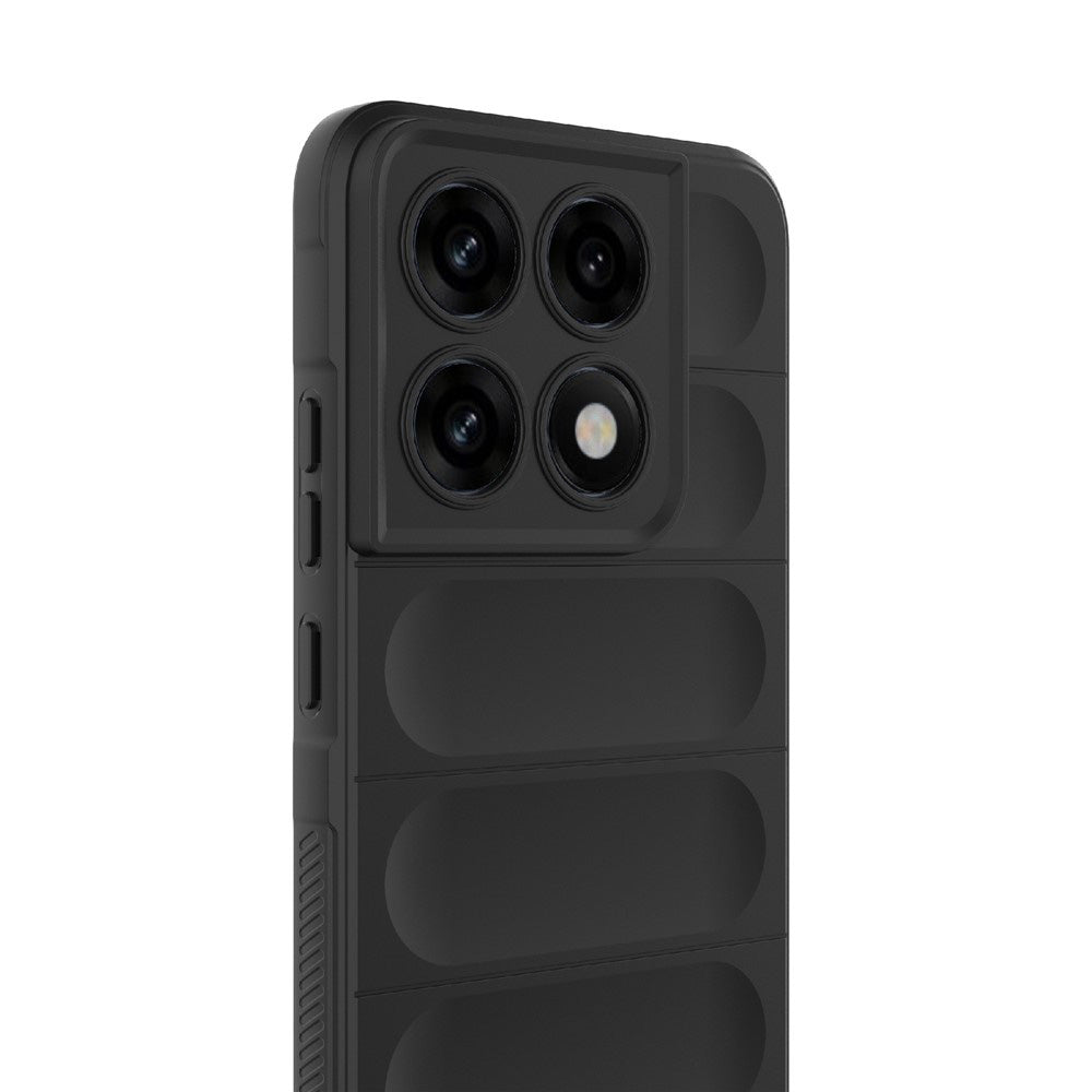 Coque pour Motorola Edge 70 Pro, Techsuit, Magic Shield, Noire