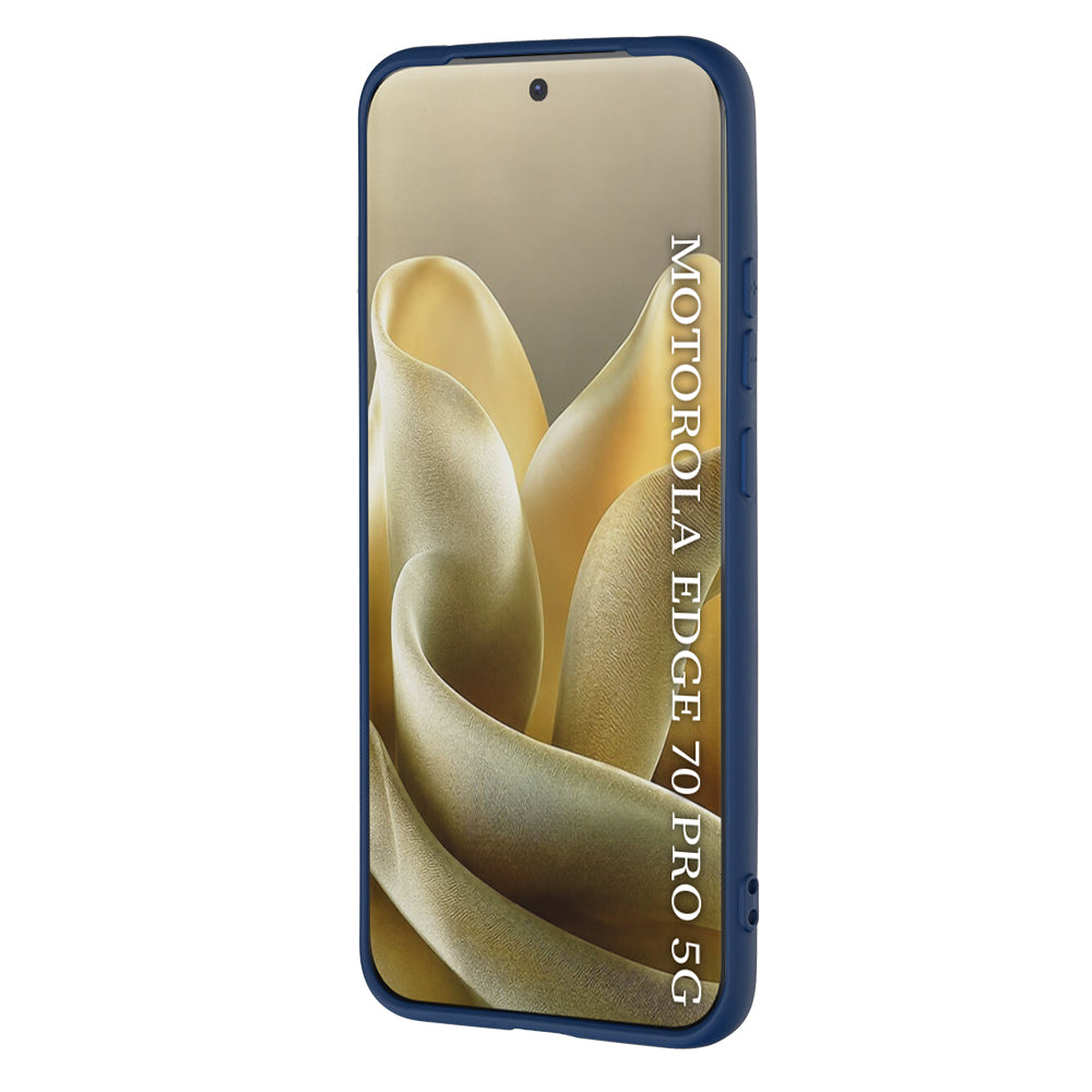 Coque pour Motorola Edge 70 Pro, Techsuit, SoftFlex, Bleu marine
