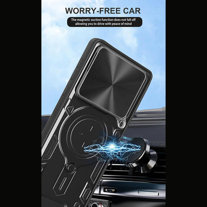 Hülle für Motorola Edge 70, Techsuit, CamGuard Pro, Rot