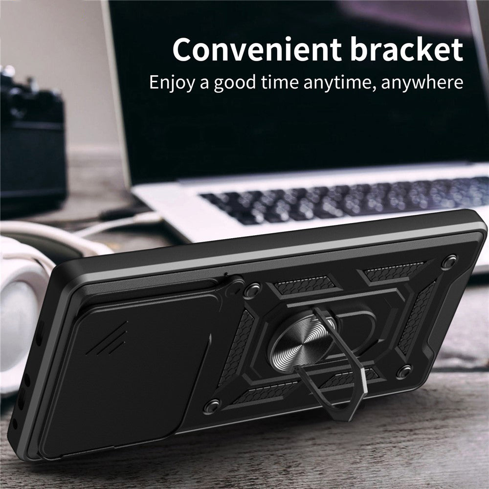 Étui pour Motorola Edge 70, Techsuit, CamShield, Doré