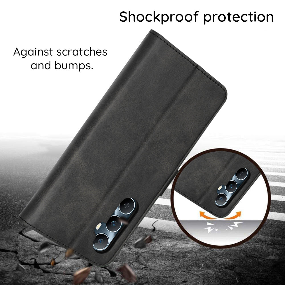 Case for Motorola Edge 70, Techsuit, Diary Book, Black