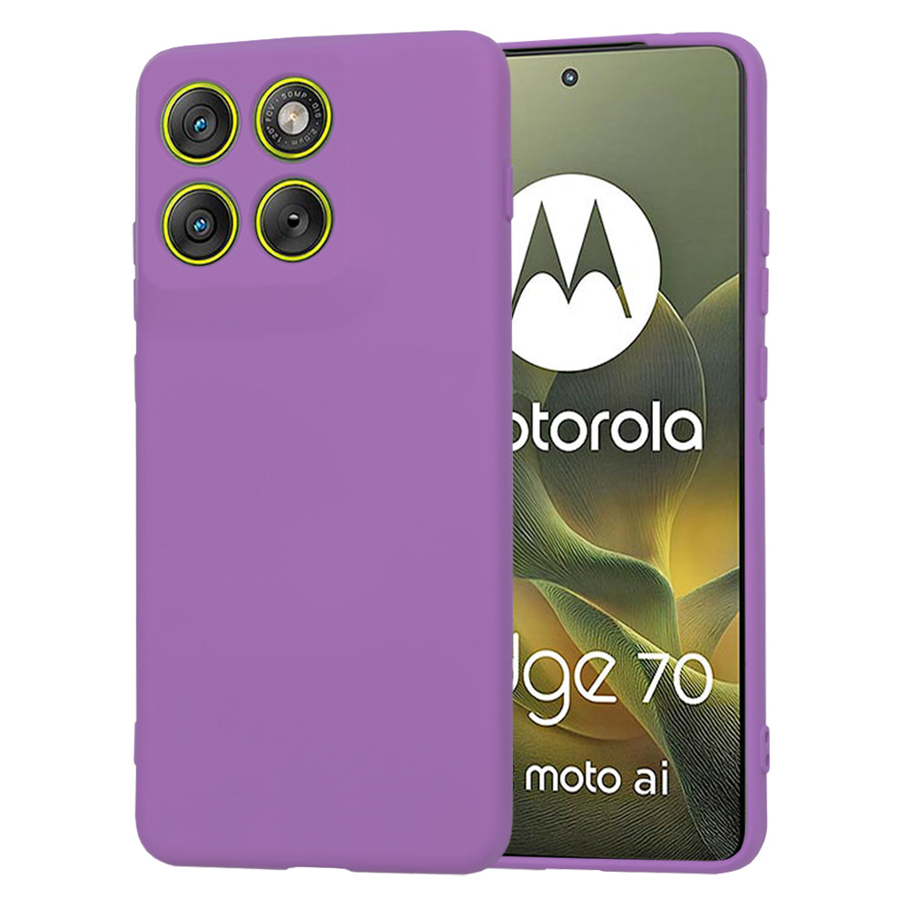 Étui pour Motorola Edge 70, Techsuit, SoftFlex, Violet